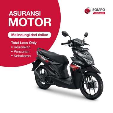 SOMPO Insurance for Honda New Beat Esp Fi Sporty Cbs Sepeda Motor [Vin 2020- Otr Jabodetabek] No Har