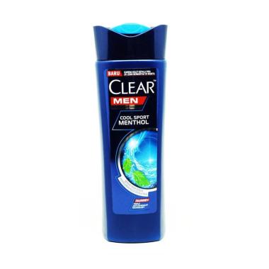 Promo Harga Clear Men Shampoo Anti Dandruff Cool Sport Menthol 80 ml - Blibli
