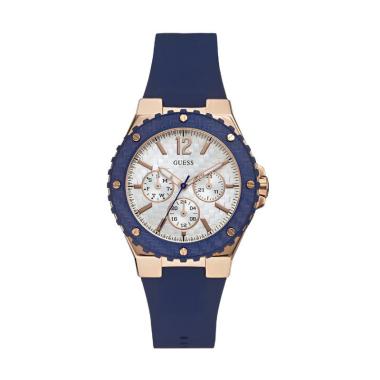 GUESS Overdrive GW-0149L MOP Dial Jam Tangan Wanita [Original] White Blue