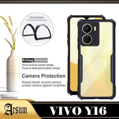PROMO Case VIVO Y16 2022 Transparan Softcase Casing VIVO Y16 2022 VIVO Y16 Hitam