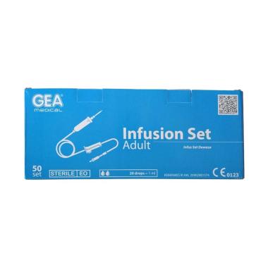 GEA Infusion Set Adult Infus Set Dewasa Peralatan Medis