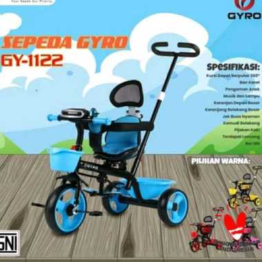 Stroller Sepeda Anak Roda Tiga Gyro GY-1122 Tricycle GY 1122