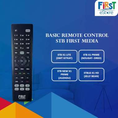 Promo Of the month Remote First media: Basic Remote STB / Smart Box First Media Promo Of the month