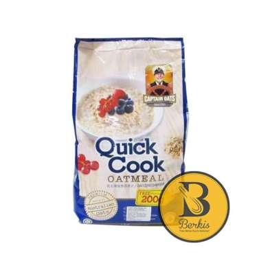 Captain Oats Quick Cook 800+200 Gr / Havermouth Gandum Oat