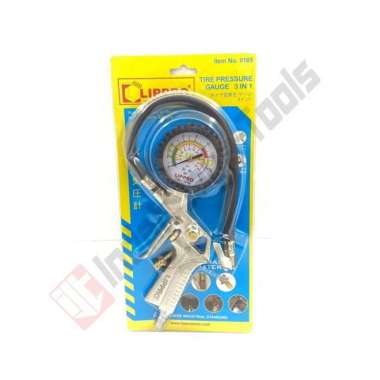 LIPPRO 9105 Tire Pressure Gauge 3 in 1 Inflator - Ukuran Isi Angin Ban