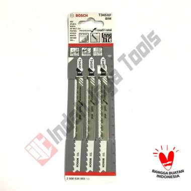 BOSCH T345XF Mata JIgsaw Blade Besi Kayu Progressor Wood Metal Paku