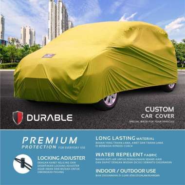 Daihatsu Ayla Cover Mobil Sarung Selimut Tutup Mobil Durable Premium Kuning