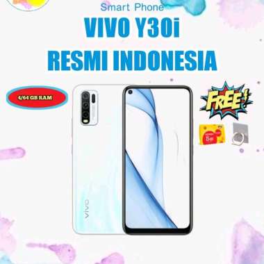 VIVO Y30i 4/64GB RAM 4GB INTERNAL 128GB GARANSI RESMI INDONESIA Putih