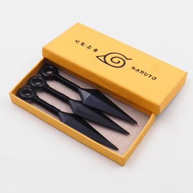 Jual Naruto Portable Plastic Throwing Dart Kunai Knives Set