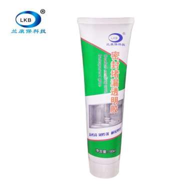 Lem Transparan Waterproof Anti Bocor Kerembes Atap Retakan Dinding 180ml LKB