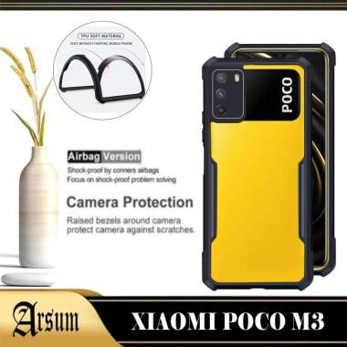 Case XIAOMI POCO M3 2020 Transparan Softcase Casing XIAOMI POCO M3 2020 POCO M3 Hitam