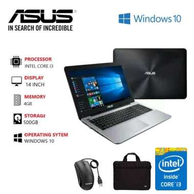 Laptop Asus Intel Core i3 - Ram 8GB/ 256GB/Laptop murah/windows 10 8GB/SSD 256GB