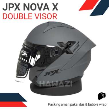 HELM JPX NOVA X GREY DOFF | HELM JPX HALF FACE L