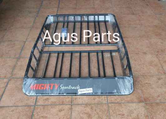 Paket Rak Mobil Universal Mighty + Cross Bar Rhino (2) +CB Rhino XL7-BRV Lama