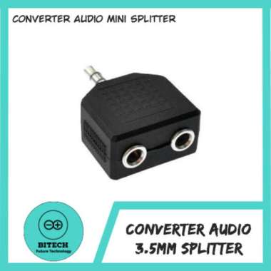 Converter Jack Audio Mini 3.5 mm STEREO Splitter 1 male 2 female 3,5mm