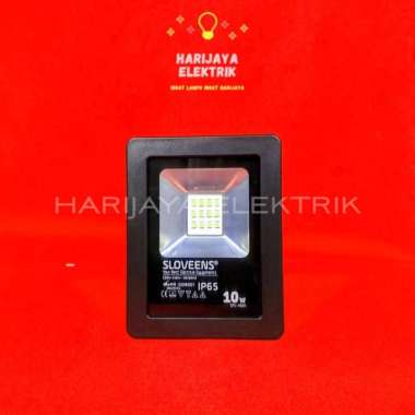 SLOVEENS LAMPU KAP SOROT LED 10 WATT IP65 SNI HEMAT FLOOD LIGHT SMD