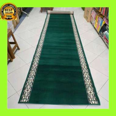 karpet sajadah masjid rol hijau