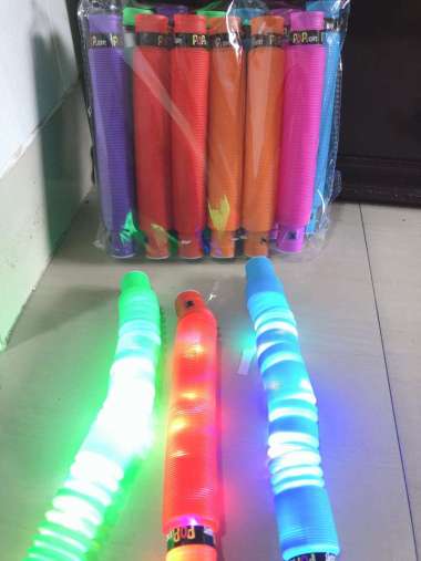 Mainan Lampu LED Tabung pipa dan karakter - POP LIGHT Pop pipa