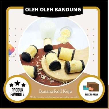 Prima Rasa - Banana Roll Keju - Oleh Oleh Kue Bandung