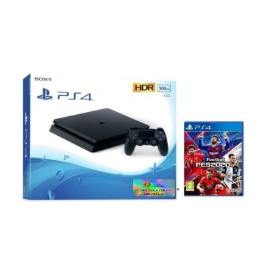 ps4 slim 500gb dus ori sony preowned 1 stik free game pes 2020