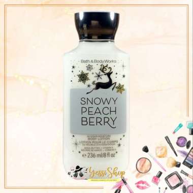 Bath & Body Works SNOWY PEACH BERRY Body Lotion 236ml