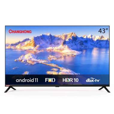 TV ANDROID CHANGHONG CHIQ 43 INCH SMART L43G7P GARANSI RESMI