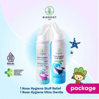BIGROOT Nose Hygiene Stuff Relief & Ultra Gentle Baby 50ml Gentle Baby