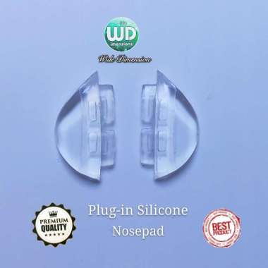 Nosepad Kacamata Silicone Plug Bantalan Hidung plugin Frame Sungglas