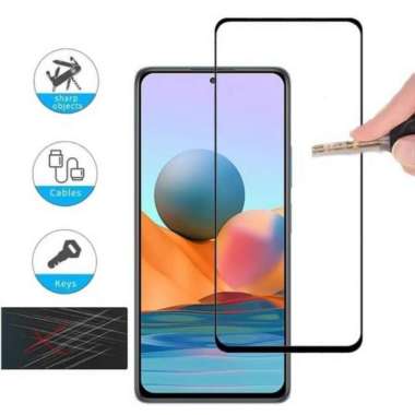 Tempered Glass XIAOMI REDMI NOTE 10 full Glass layar 9H