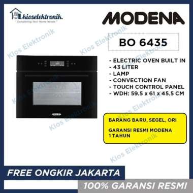 Oven Listrik Tanam Modena BO6435 - BO 6435 - 43 Liter