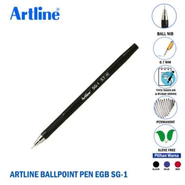 ARTLINE BALLPOINT PENA EGB-SG1 HITAM