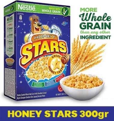 Nestle Honey Stars Star 300g 300 gram sereal cereal gandum bintang