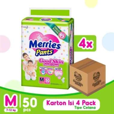 Promo Harga Merries Pants Good Skin M50 50 pcs - Blibli