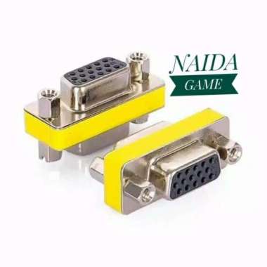GENDER VGA FEMALE 15 PIN / KONEKTOR VGA FEMALE FEMALE / CONNECTOR VGA