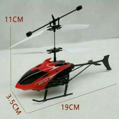 Mainan Anak Helikopter Sensor / Drone Flying Helikopter / Drone Sensor Multicolor