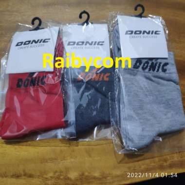 Kaos Kaki Pingpong DONIC Olahraga Tenis Meja Ping Pong Olah Raga Pria