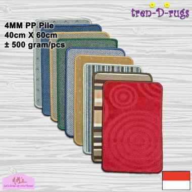 Tren-D-rugs - Keset kaki motif alas lantai dapur kamar tidur mandi pintu masuk murah minimalis dikir