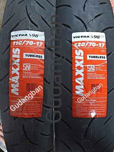 Paket Ban luar MAXXIS VICTRA 110 70 17 dan 120 70 17 Tubeless PRODUKSI TERBARU Motor Vixion Byson Mo