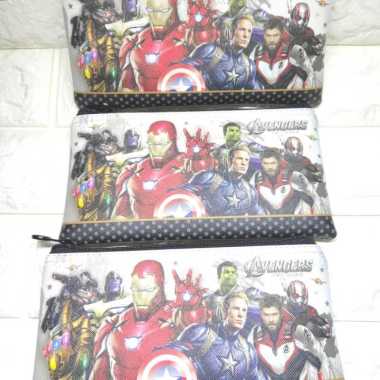 Tempat Pensil Anak Cowok Laki Karakter Avengers Multicolor