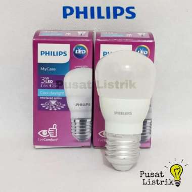 Lampu LED 3W Philips Putih Lampu Bohlam 3Watt Bulb