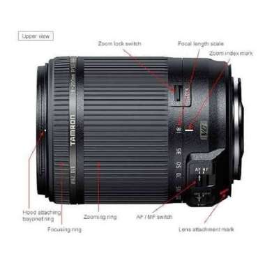 Lensa tamron 18 200mm vc