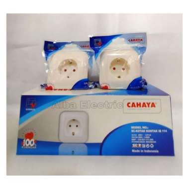IB Stop Kontak Radium Cahaya / Colokan Inbow Tanam SC-114