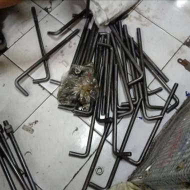 Baut Angkur 7/8 X 40Cm+Mur Persamaan (22Mm Panjang 40Cm)