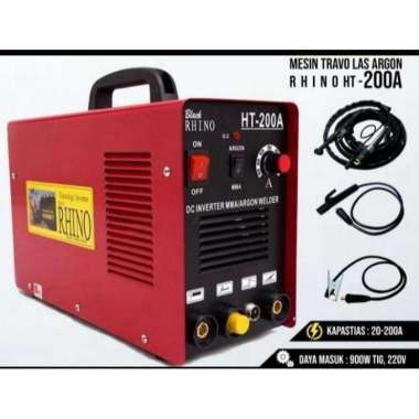 Mesin Las RHINO / Inverter RHINO TIG 200 Trafo Las Argon Tig200A 200 A DenganBubleWrap