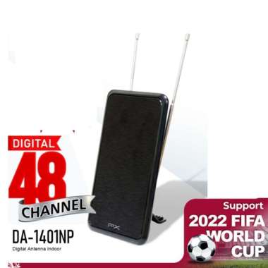 Antena TV Digital Analog Indoor Dinding DVB T2 UHF PX DA-1401NP TERBAIK Multicolor