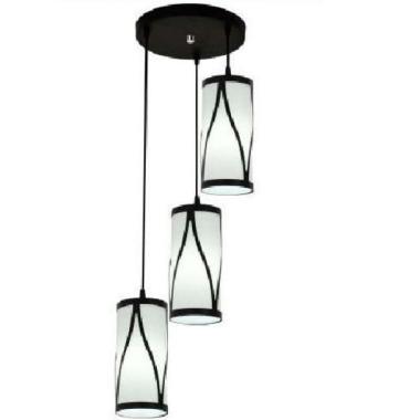 Eglare Frame Lampu Gantung Hias 3l - Hitam