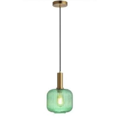 Eglare Minka Lampu Gantung Hias E27 - Hijau/Bronze