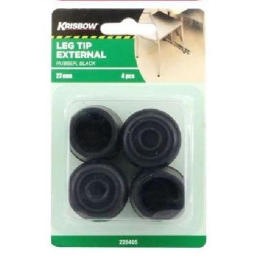 Krisbow Alas Kaki Antalan Karet Meja Dan Kursi 2.2 Cm 4 Pcs