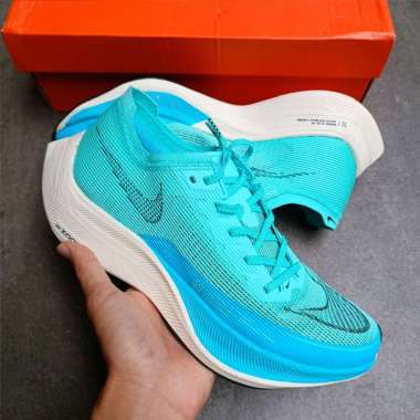 Nike ZoomX Vaporfly Next% 2 Aurora Green || blue white ekiden sepatu lari