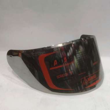 KACA VISOR FLAT NHK RX9 IRIDIUM SILVER UNTUK SEMUA UKURAN SILVER
